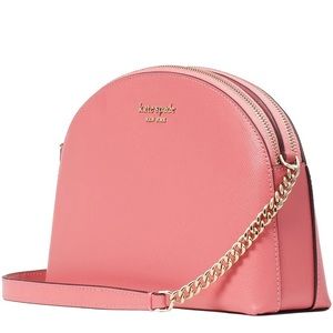 Kate Spade Spencer Double-Zip Dome Crossbody Bag in Orchid